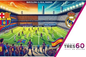 barcelona vs real madrid el clasico en el estadio